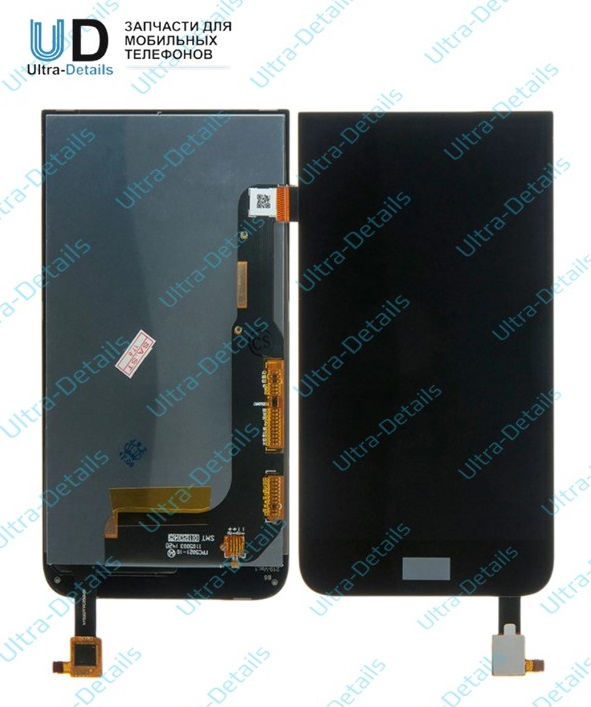 Дисплей для HTC Desire 616 Dual в сборе с тачскрином (черный)