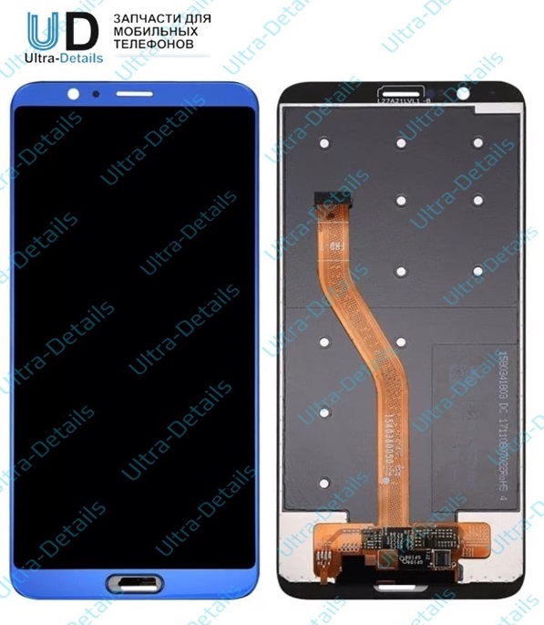 Дисплей для Huawei Honor View 10  (BKL-L09)   в сборе с тачскрином синий