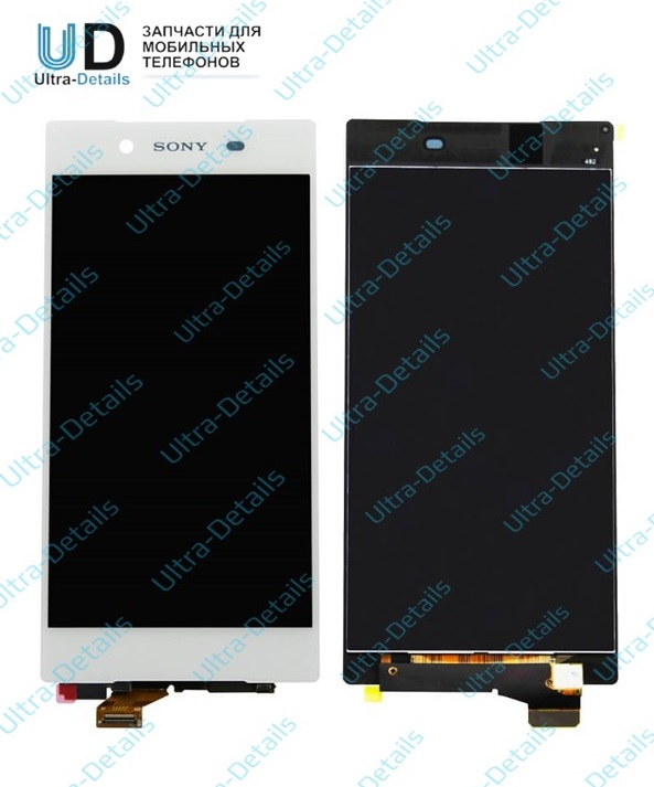 Дисплей для Sony E6653/E6683 (Z5/Z5 Dual) в сборе с тачскрином (белый)