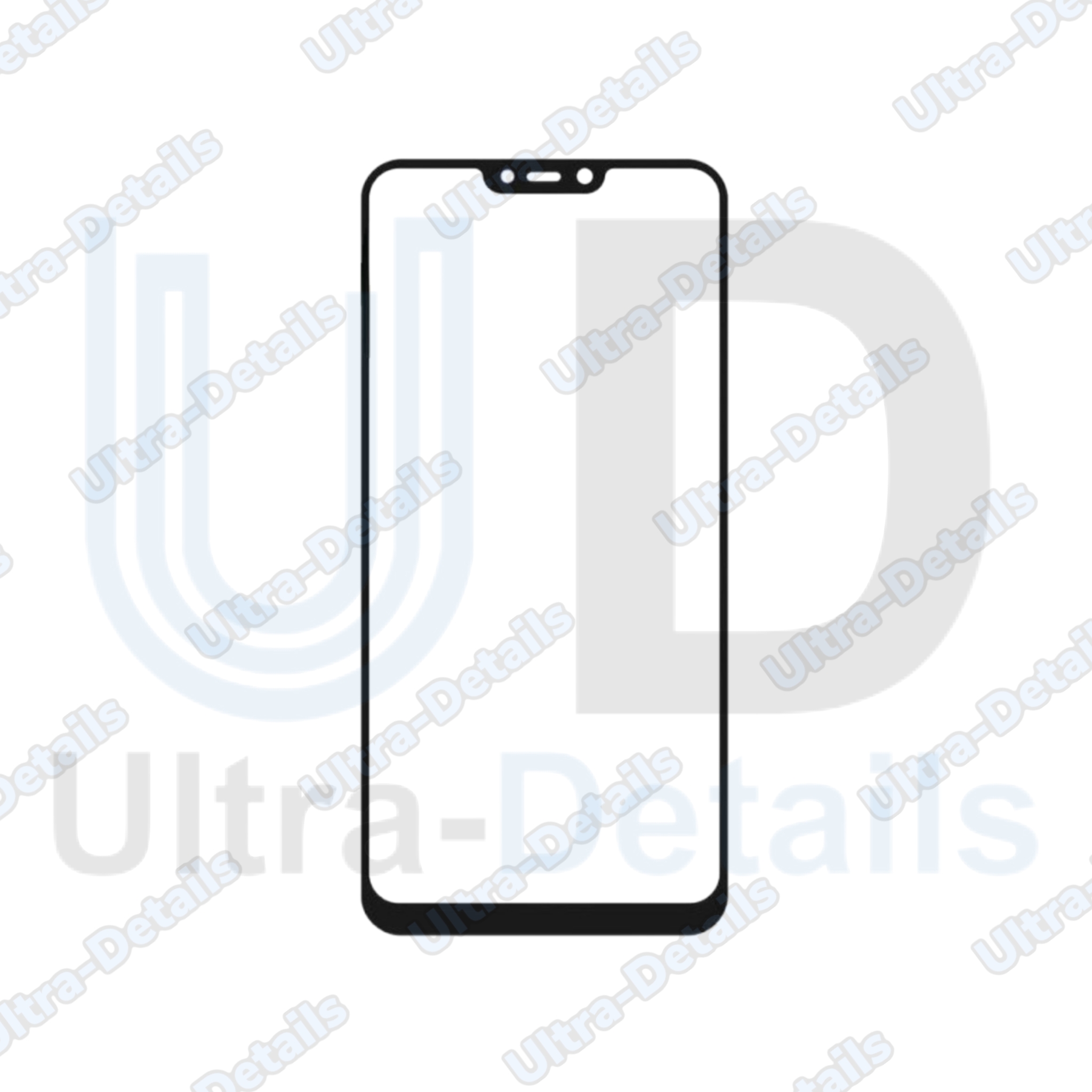 Стекло для переклейки с OCA для Vivo Y81 (1803) черный