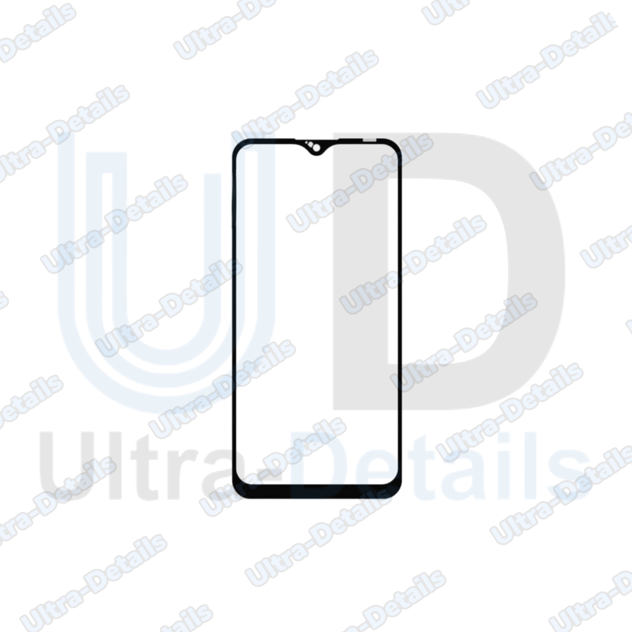 Стекло для переклейки с OCA для Vivo Y91C  (1820)/Y93 (1815)черный