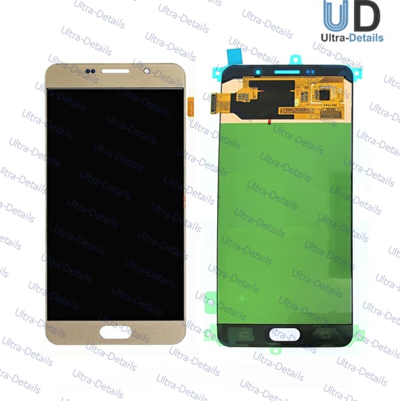 Дисплей для Samsung A710F (A7 2016) в сборе с тачскрином золотой (OLED)