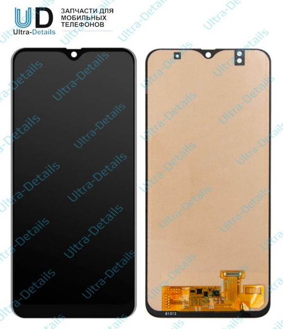 Дисплей для Samsung A305F (A30) в сборе с тачскрином (черный) Incell-TFT