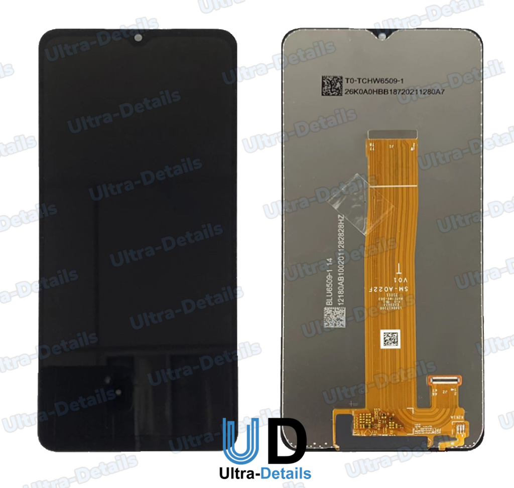 Дисплей для Samsung A022G/M127F (A02/M12)/A125F (A12) в сборе с тачскрином (черный) Оригинал