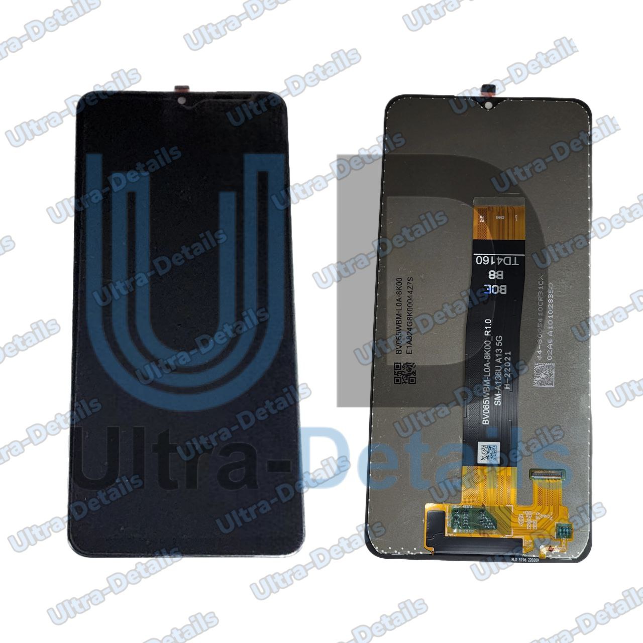 Дисплей для Samsung A136B (A13 5G) в сборе с тачскрином (черный) Оригинал