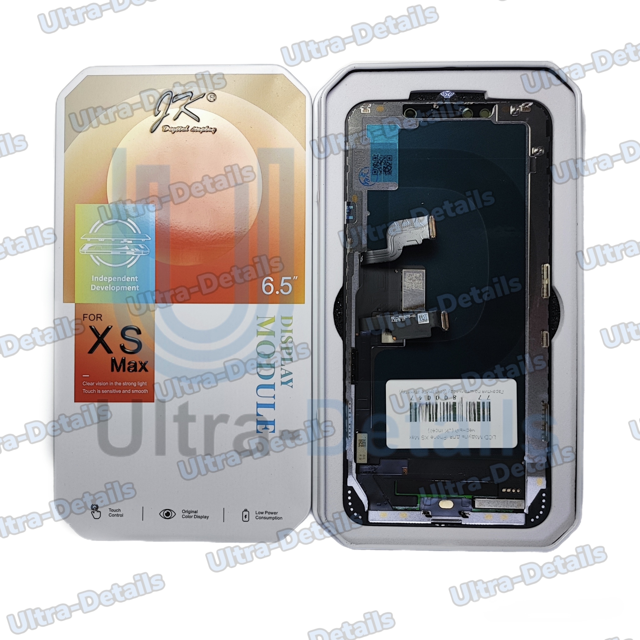 Дисплей для iPhone XS Max в сборе с тачскрином (черный) JK incell (Orig)