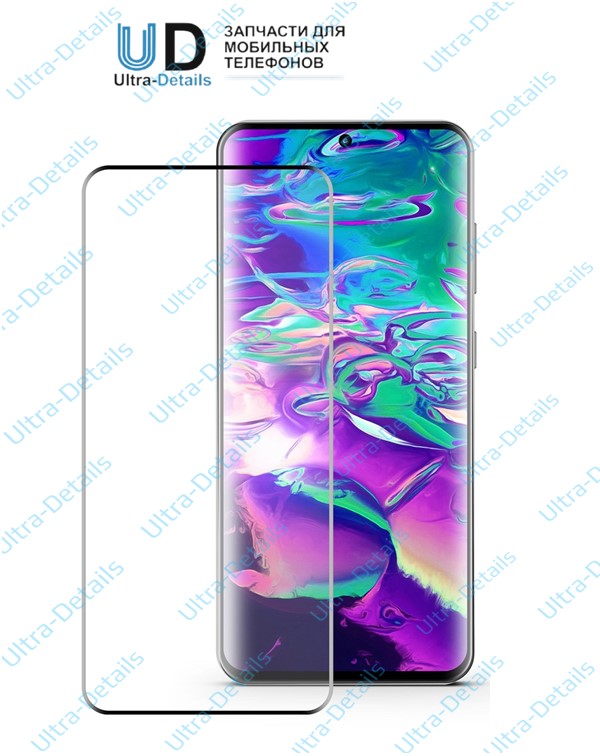 Защитное стекло Samsung G980F (S20) (Полное покрытие) черный
