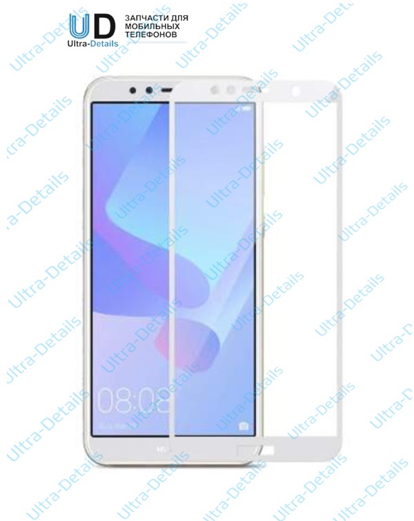 Защитное стекло 5D для Huawei Nova 2 Lite белый