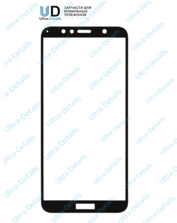 Защитное стекло 9D для Huawei Y7 (2018)/Y7 Prime (2018)/Y7 Pro черный