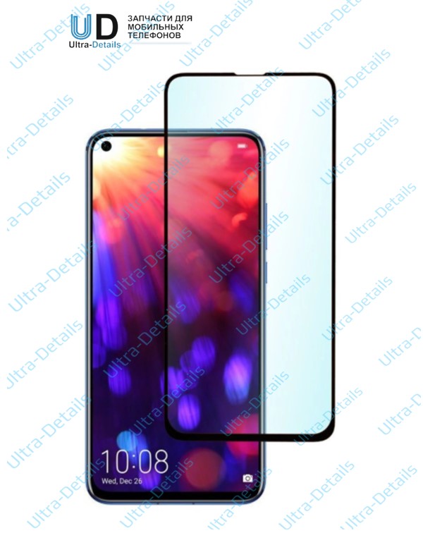 Защитное стекло для Huawei Honor 30S/Oppo Reno 2 (Полное покрытие) черный