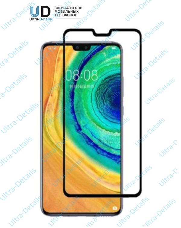 Защитное стекло для Huawei Mate 30 (Полное покрытие) черный