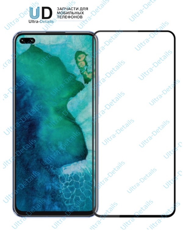 Защитное стекло для Huawei View 30 Pro (Полное покрытие) черный