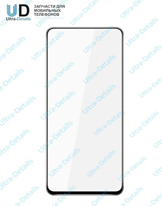 Защитное стекло для Huawei Honor 30 Pro полное покрытие черный