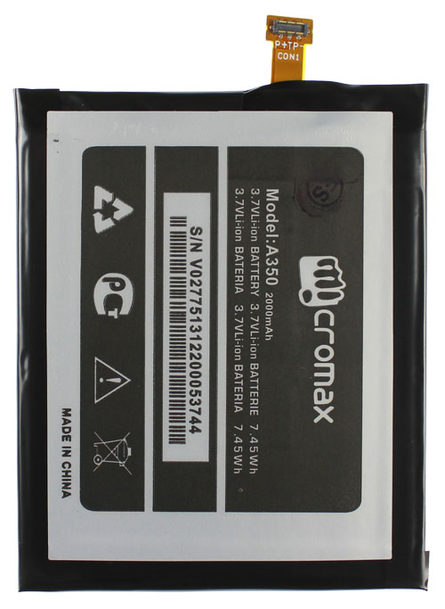 Аккумулятор для Micromax A350
