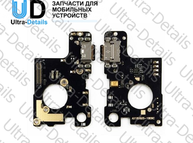 Шлейф Xiaomi Mi 8 SE (M1805E2A) плата системный разъем/микрофон