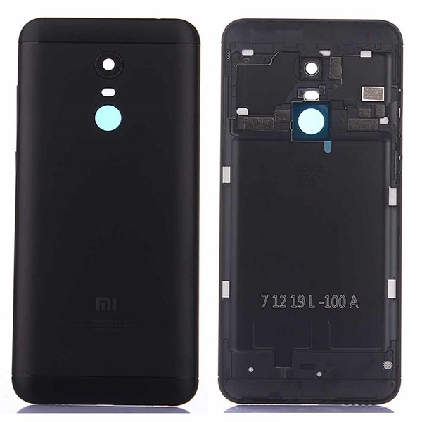 Задняя крышка Xiaomi Redmi 5 Plus (MEG7) со стеклом камеры (черный)