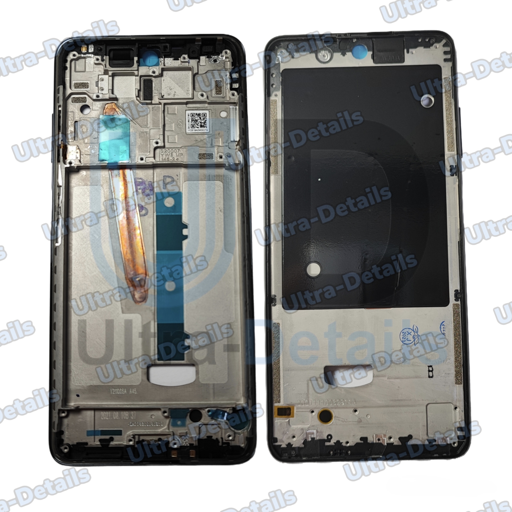 Рамка дисплея для Xiaomi Poco X3 черный