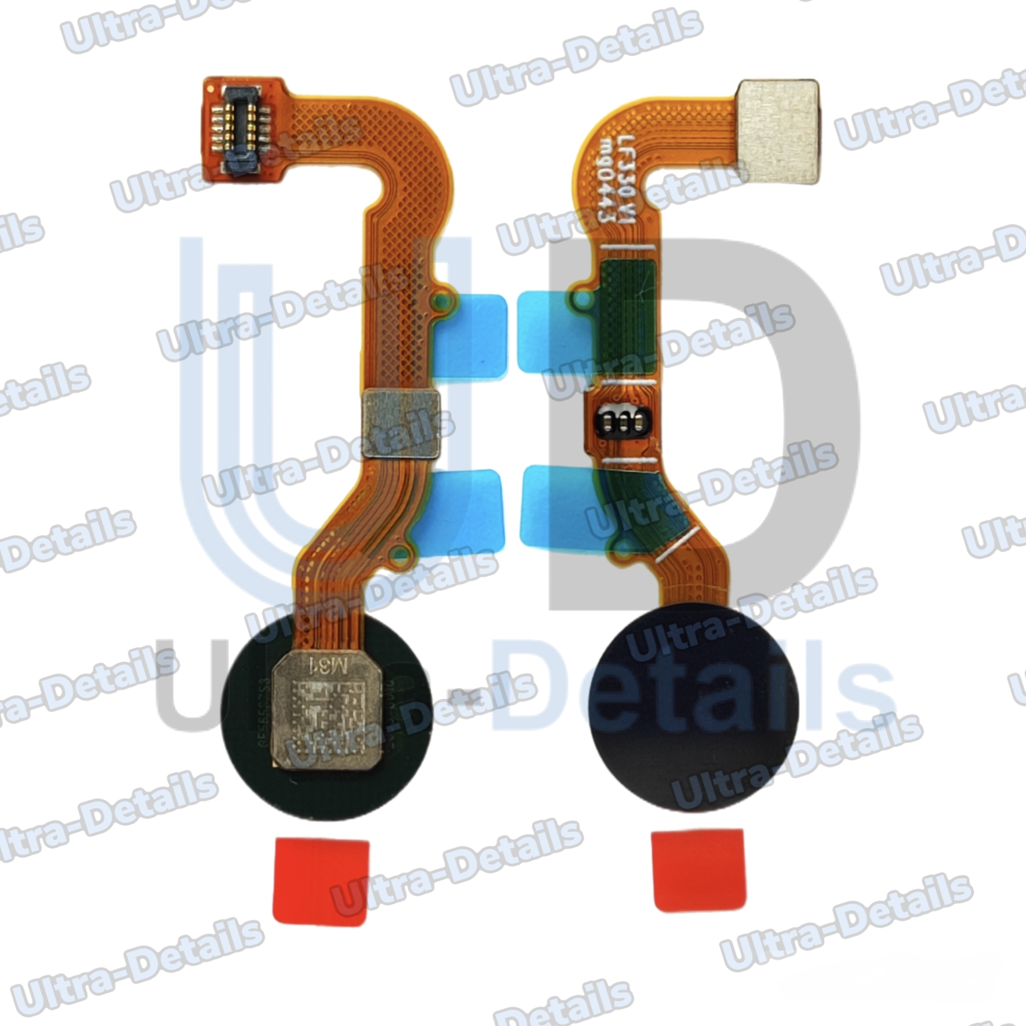 Шлейф отпечатка пальца для Xiaomi Redmi 9 (M2004J19G) черный